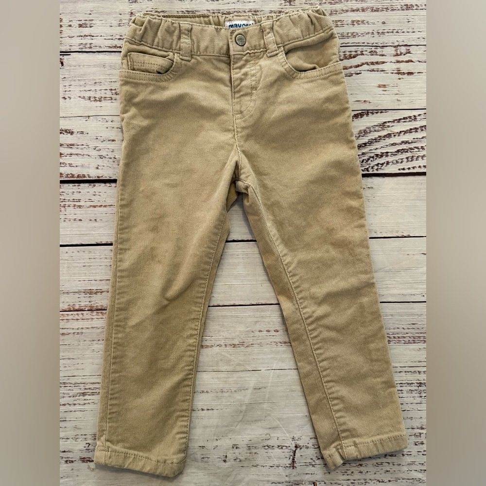Mayoral Khaki Corduroy Pants Baby Toddler Boys 24 Montha